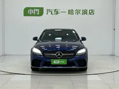 2021 Mercedes-Benz C-Class C 200 L Fashion Sport, синий — фото 2