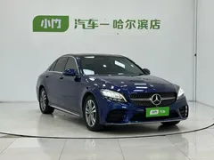 2021 Mercedes-Benz C-Class C 200 L Fashion Sport, синий — фото 3