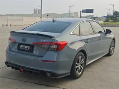 2023 Honda Civic 240TURBO CVT, синий — фото 4