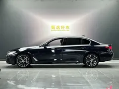 2022 BMW 5 Series 530Li Leading M Sport Package, чёрный — фото 4