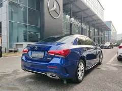2021 Mercedes-Benz A-Class A 200 L Sport Sedan Fashion, синий — фото 3
