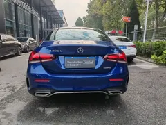 2021 Mercedes-Benz A-Class A 200 L Sport Sedan Fashion, синий — фото 7