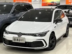 2021 Volkswagen Golf 280TSI DSG R-Line, белый — фото 1