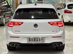 2021 Volkswagen Golf 280TSI DSG R-Line, белый — фото 3