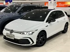 2021 Volkswagen Golf 280TSI DSG R-Line, белый — фото 4
