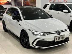 2021 Volkswagen Golf 280TSI DSG R-Line, белый — фото 30
