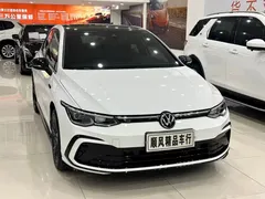 2021 Volkswagen Golf 280TSI DSG R-Line, белый — фото 35