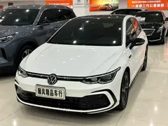 2021 Volkswagen Golf 280TSI DSG R-Line, белый — фото 36