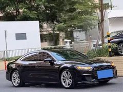 2022 Audi A7L 55 TFSI quattro S-line Zhiyuan Black Package, чёрный — фото 2