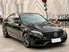 2021 Mercedes-Benz C-Class AMG C 63, чёрный — фото 3
