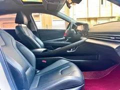 2021 Hyundai Elantra 1.5L CVT LUX Premium, белый — фото 14