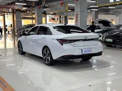2022 Hyundai Elantra 1.5L CVT LUX Premium, белый — фото 8