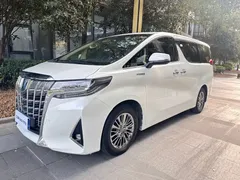 2021 Toyota Alphard Hybrid 2.5L Luxury, белый — фото 1