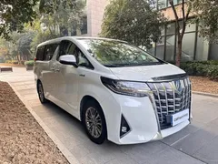 2021 Toyota Alphard Hybrid 2.5L Luxury, белый — фото 3