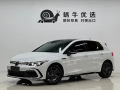 2021 Volkswagen Golf 280TSI DSG R-Line, белый — фото 1