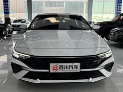 2023 Hyundai Elantra 1.5L CVT LUX Premium, белый — фото 2