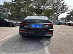 2022 Audi A6L 45 TFSI quattro Select Sport, чёрный — фото 4