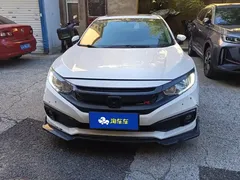 2019 Honda Civic 220TURBO CVT, белый — фото 2