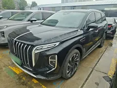 2024 Hongqi HS7 2.0T PHEV 4WD 7, чёрный — фото 2