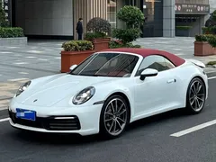 2020 Porsche 911 Carrera Cabriolet 3.0T, белый — фото 1