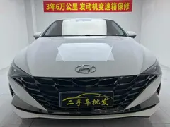 2021 Hyundai Elantra 1.5L CVT Leading GLS, белый — фото 2