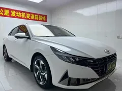 2021 Hyundai Elantra 1.5L CVT Leading GLS, белый — фото 3