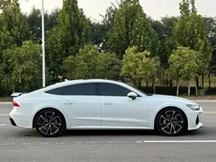2023 Audi A7 45 TFSI Select, белый — фото 6