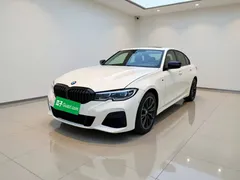 2022 BMW 3 Series 325Li M Sport Dark Package, белый — фото 1
