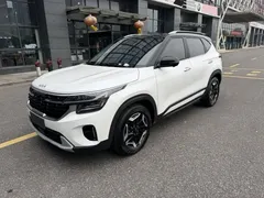 2023 Kia Seltos 1.5L CVT Premium, белый — фото 1