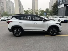 2023 Kia Seltos 1.5L CVT Premium, белый — фото 7