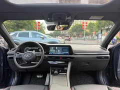 2020 Hyundai Sonata 380TGDi AT TOP Flagship, чёрный — фото 11