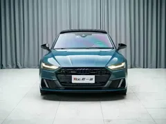 2022 Audi A7L 55 TFSI quattro S-line Edition One, зелёный — фото 2