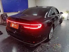 2021 Audi A8L 50 TFSI quattro Comfort, чёрный — фото 2