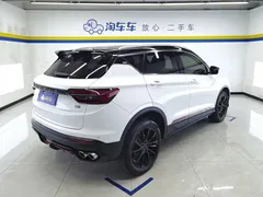 2021 Geely Coolray 1.5TD DCT, белый — фото 3