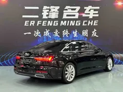 2021 Audi A6L 45 TFSI Sport, чёрный — фото 4