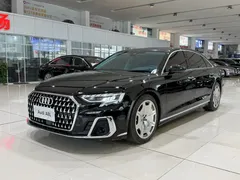 2024 Audi A8L 45 TFSI quattro Luxury, чёрный — фото 1