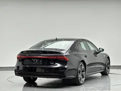 2024 Audi A7L 45TFSI quattro S-line Black Package, чёрный — фото 7