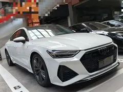 2022 Audi A7 45 TFSI, белый — фото 3