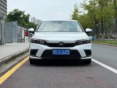 2022 Honda Civic 180TURBO CVT Shangdong, белый — фото 2