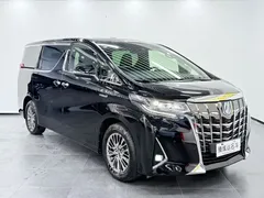 2021 Toyota Alphard Hybrid 2.5L Premium, чёрный — фото 3