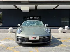 2020 Porsche 911 Targa 4 3.0T, зелёный — фото 2