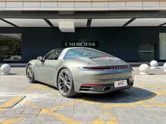 2020 Porsche 911 Targa 4 3.0T, зелёный — фото 4