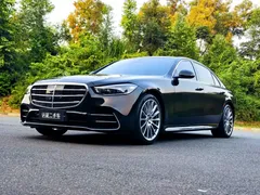 2023 Mercedes-Benz S-Class S 450 L 4MATIC, чёрный — фото 1