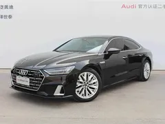 2022 Audi A7L 45 TFSI S-line, чёрный — фото 1