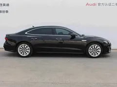 2022 Audi A7L 45 TFSI S-line, чёрный — фото 3