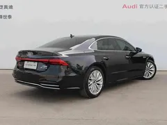 2022 Audi A7L 45 TFSI S-line, чёрный — фото 4