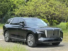 2022 Hongqi E-HS9 690km 6-seat, чёрный — фото 4