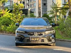 2023 Honda Civic Hatchback 240TURBO CVT, чёрный — фото 11