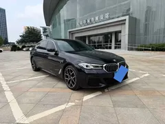 2021 BMW 5 Series 530Li Premium M Sport Package, чёрный — фото 3