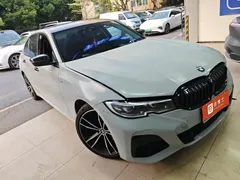 2021 BMW 3 Series 325i M Sport Night Package, белый — фото 1